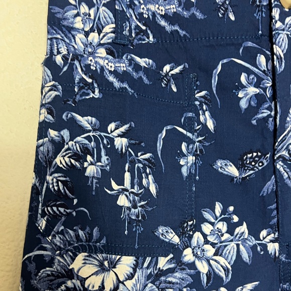 MAEVE Collette Floral Crop Wide Leg Pants - Picture 4 of 12